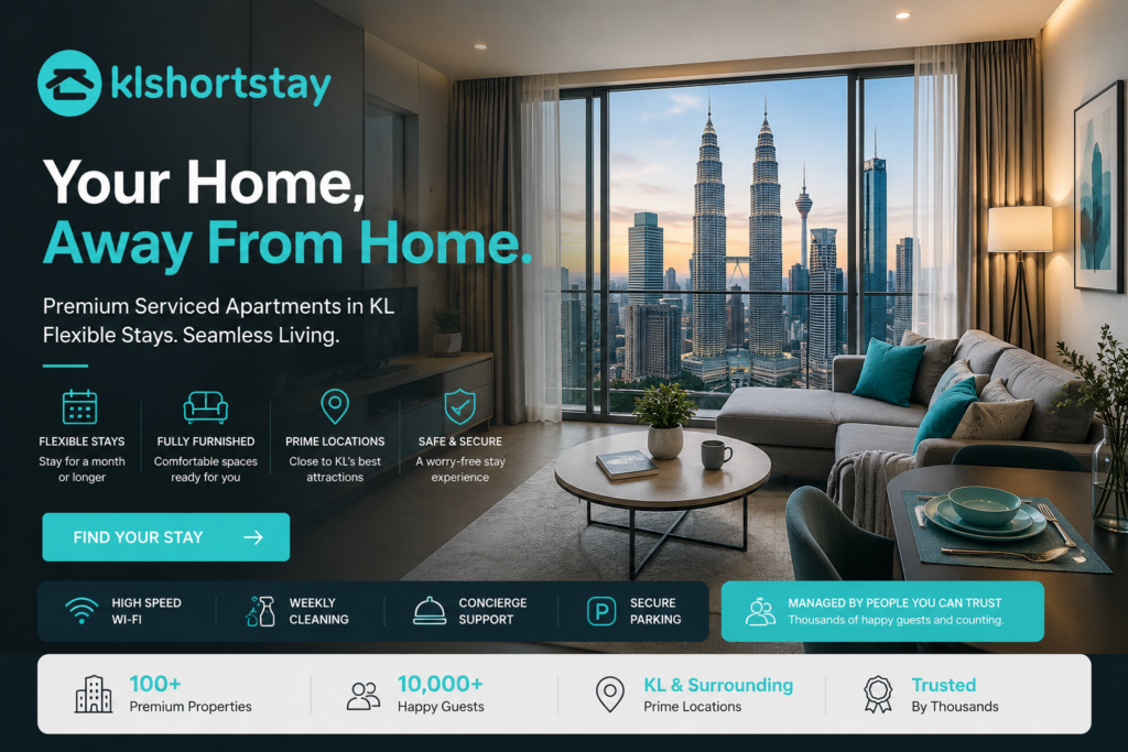 KL Short Stay | Apartment Rental in Kuala Lumpur