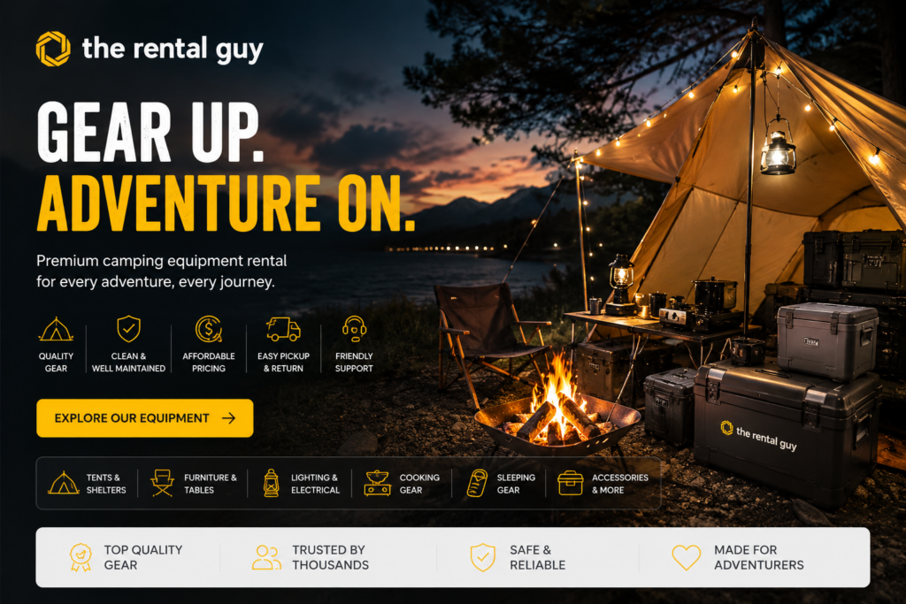 The Rental Guy | Camping Equipment Rental in Kuala Lumpur